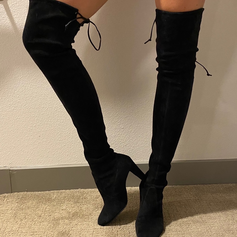 Stuart Weitzman Highland Suede Over the Knee Boot